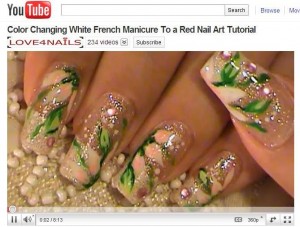 Color-changing White French Manicure
