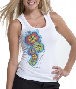 Del Sol Color Changing Hibiscus Flower Tank (with sun)