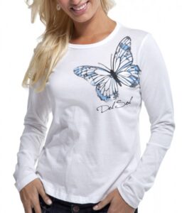 Color Changing Watercolor Butterfly Shirt