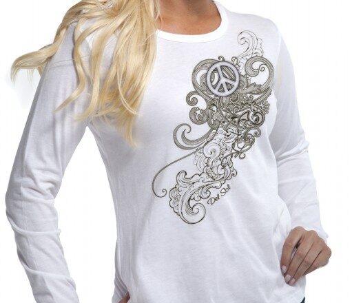 Peace & Paisley Color Changing Shirt indoor