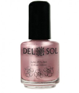 color changing nail polish (flirt) by del sol - outdoor