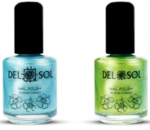 color changing nail polish by del sol (electrick)