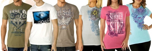 Sol Signature color changing shirts by Del Sol