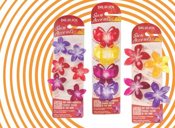 Del Sol color changing hair accessories