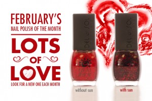 February 2014 Del Sol Color Change Nail Polish of the Month, Lots of Love Polish