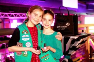 del sol nail polish donation to girl scout event