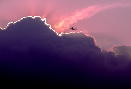 airplane-sunset-travel-kids